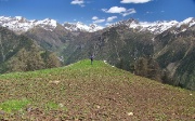 61 Scendo verso il Monte Colle, accompagnato da un panorama mozzafiato..!!